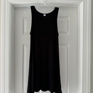 Old Navy black sleeveless swing dress
